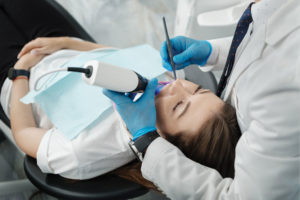 dentist making a digital impression