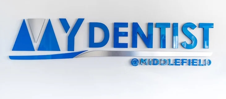 My Dentist @ Middlefield Interior Sign